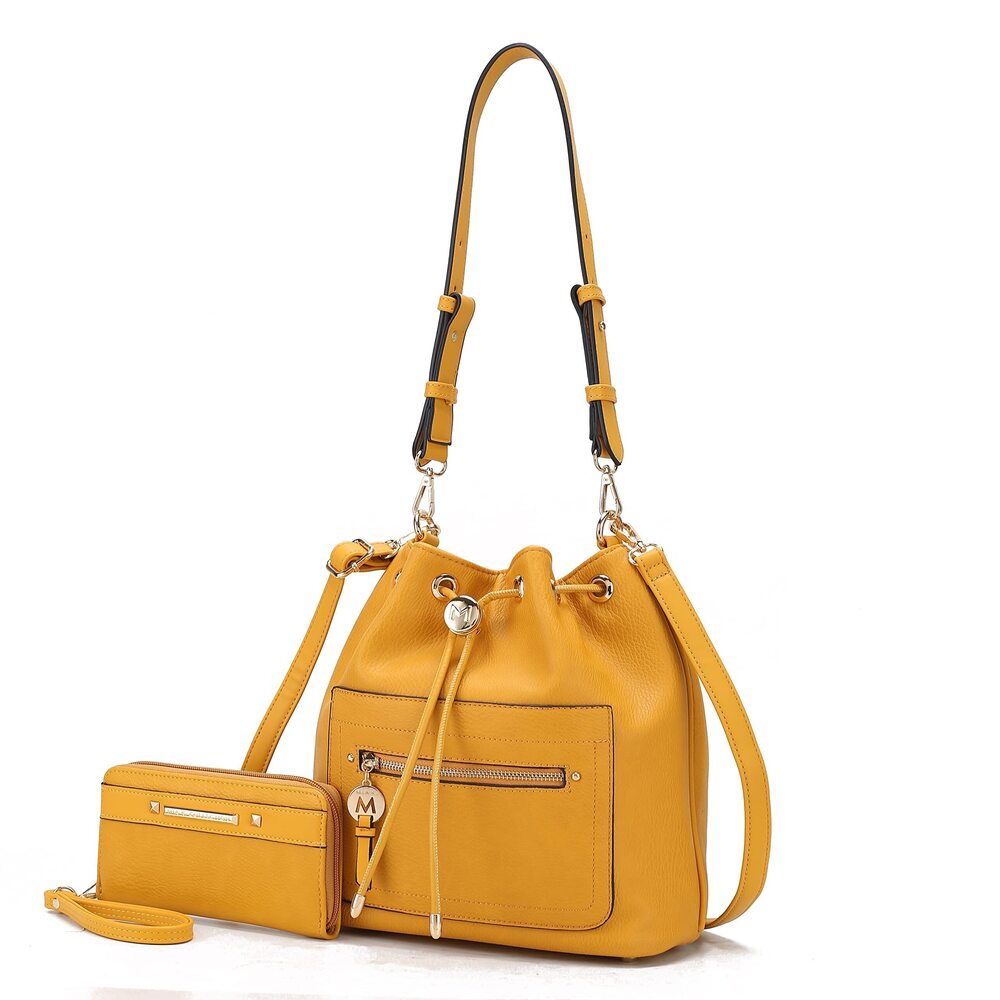 8101 Crossbody Bucket Bag , Drawstring Hobo Shoulder Bags Fashion Handbag